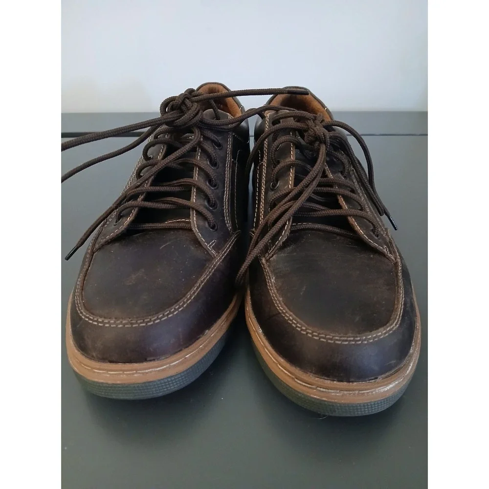 Florsheim Work Mens FS2600 Brown Leather Safety Toe Oxford Shoes Size 10.5D